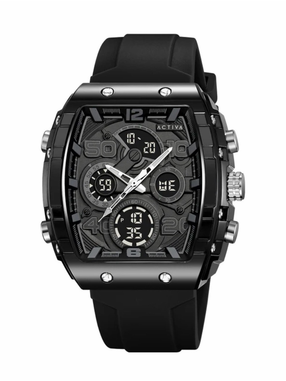 NWT Activa Vion X Invicta Digital Essentials Men's
Black Watch 45mm ACW8109-001